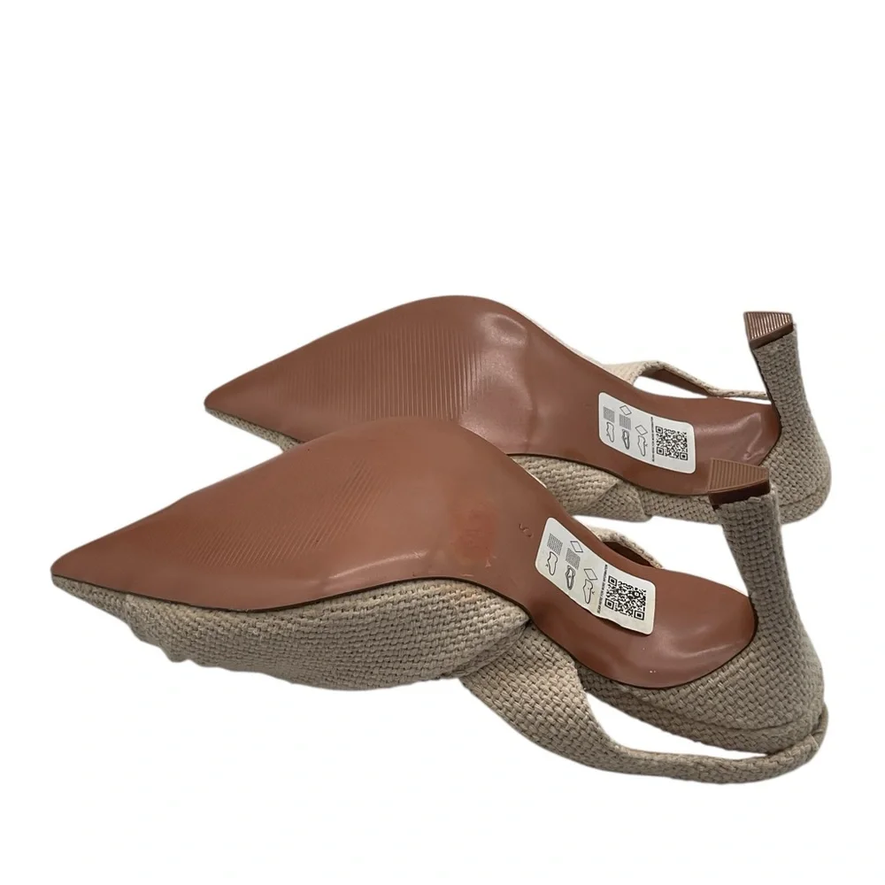 ASOS Elegant Cream Slingback Women's Shoes size 7‎
